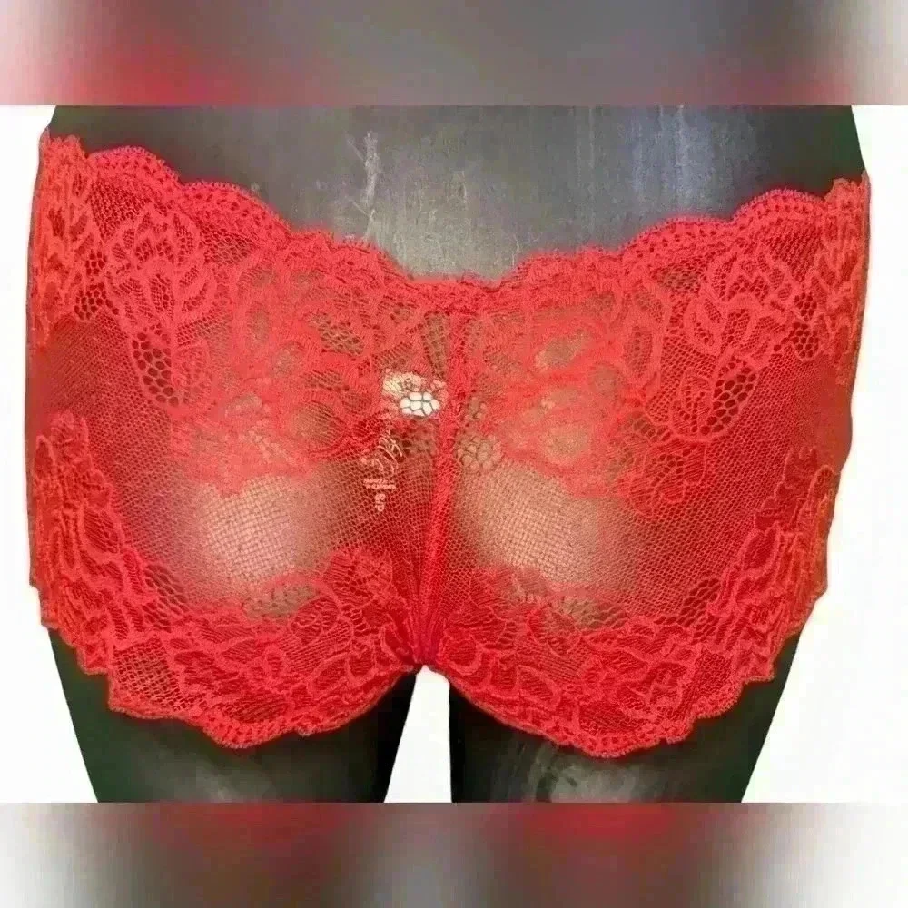 Montelle Intimates Cheeky Boy Short Merlot - Picture 5 of 5